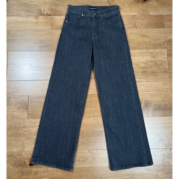 Pool House New York Other - Pool House New York Toluca Dad Jeans II Black Wide Leg Flare Mens 28 Streetwear